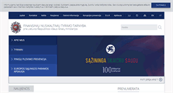 Desktop Screenshot of fntt.lt